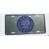 PLAQUE D'IMMATRICULATION MERCEDES-BENZ METAL