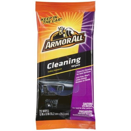 ARMOR ALL CLEANING WIPES 20 COUNT